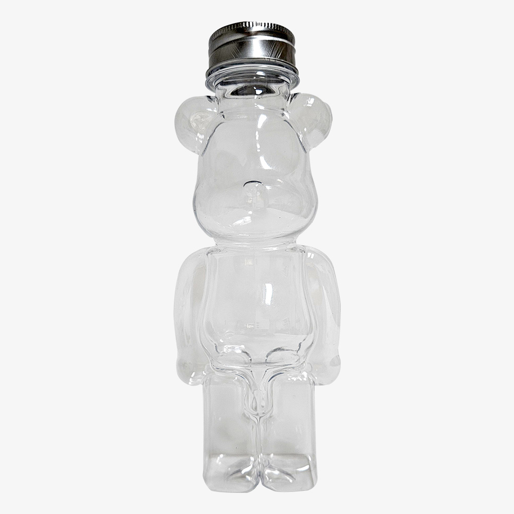 곰 페트병 곰돌이 베어 보틀 플라스틱 더치커피 밀크티 음료 커피 병 긴곰 350ml - 상세 이미지 4