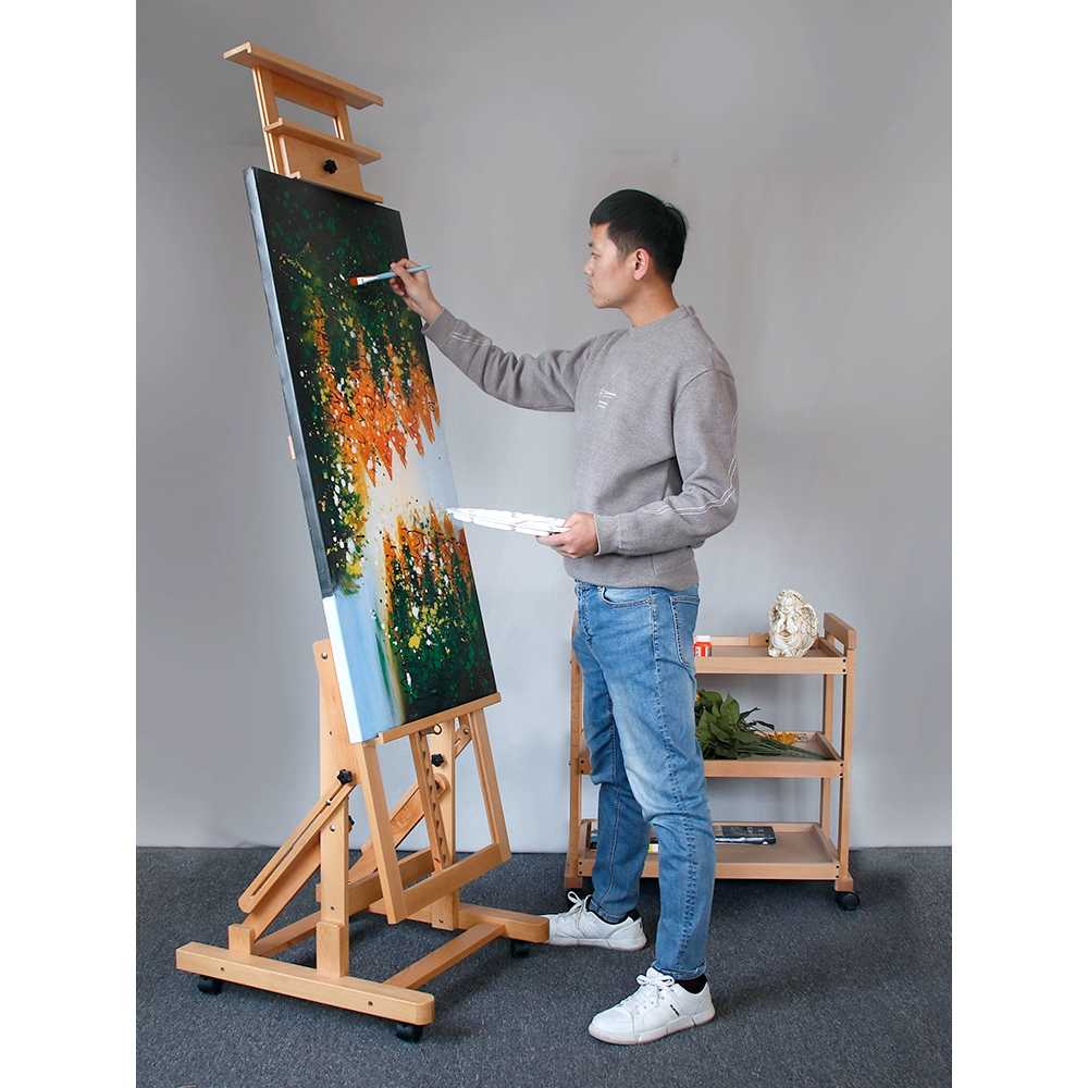 스탠딩 이젤 수직 리프팅 수평 용 보드 드로잉 테이블 - 상세 이미지 5