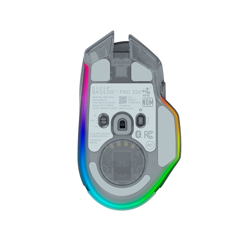 레이저코리아 Basilisk V3 Pro 35K 무선 게이밍 마우스 팬텀 화이트 에디션 - 상세 이미지 5