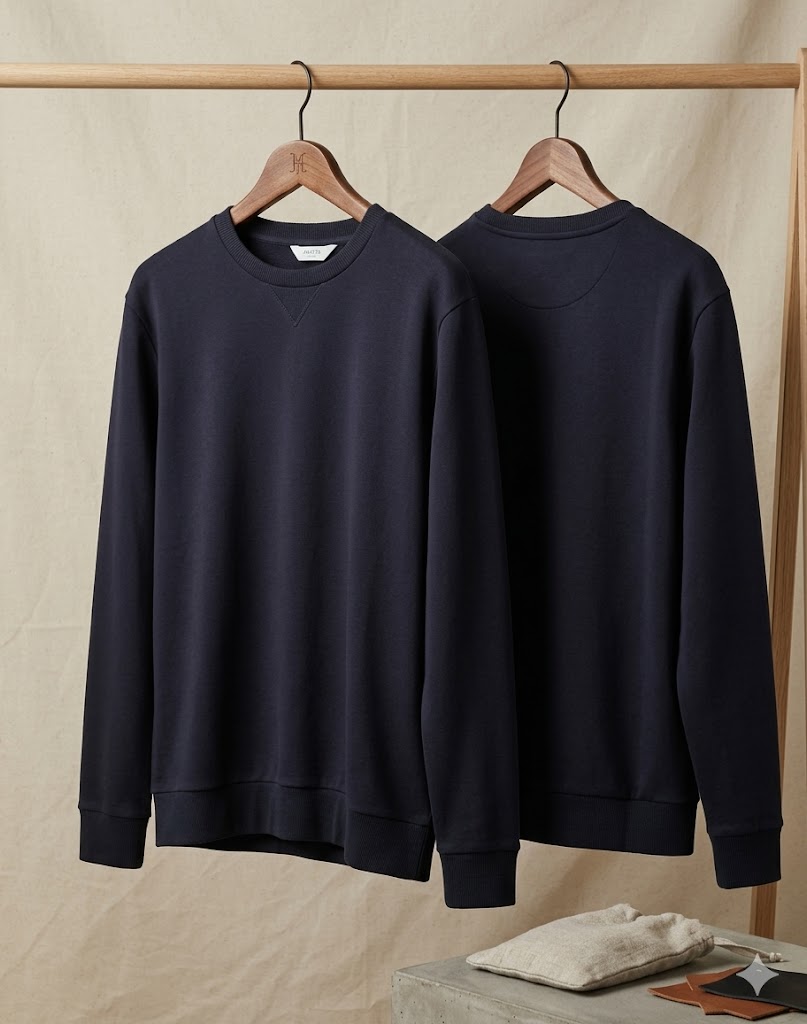 헤지스골프 남성 봄 골프웨어 데일리룩 스판 라운드넥 골프 티셔츠 - 상세 이미지 2