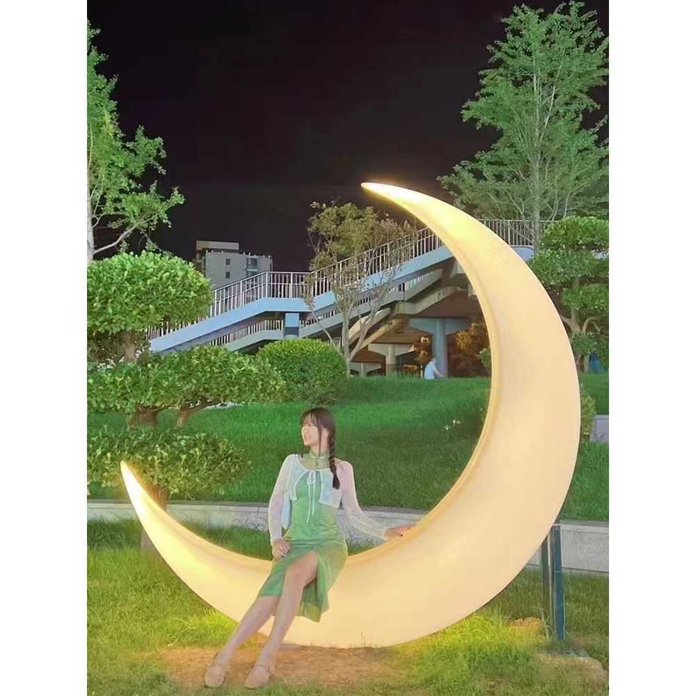 대형 달 조명 캠핑 야외 용 라운지 펜션 웨딩 촬영 램프 - 상세 이미지 3