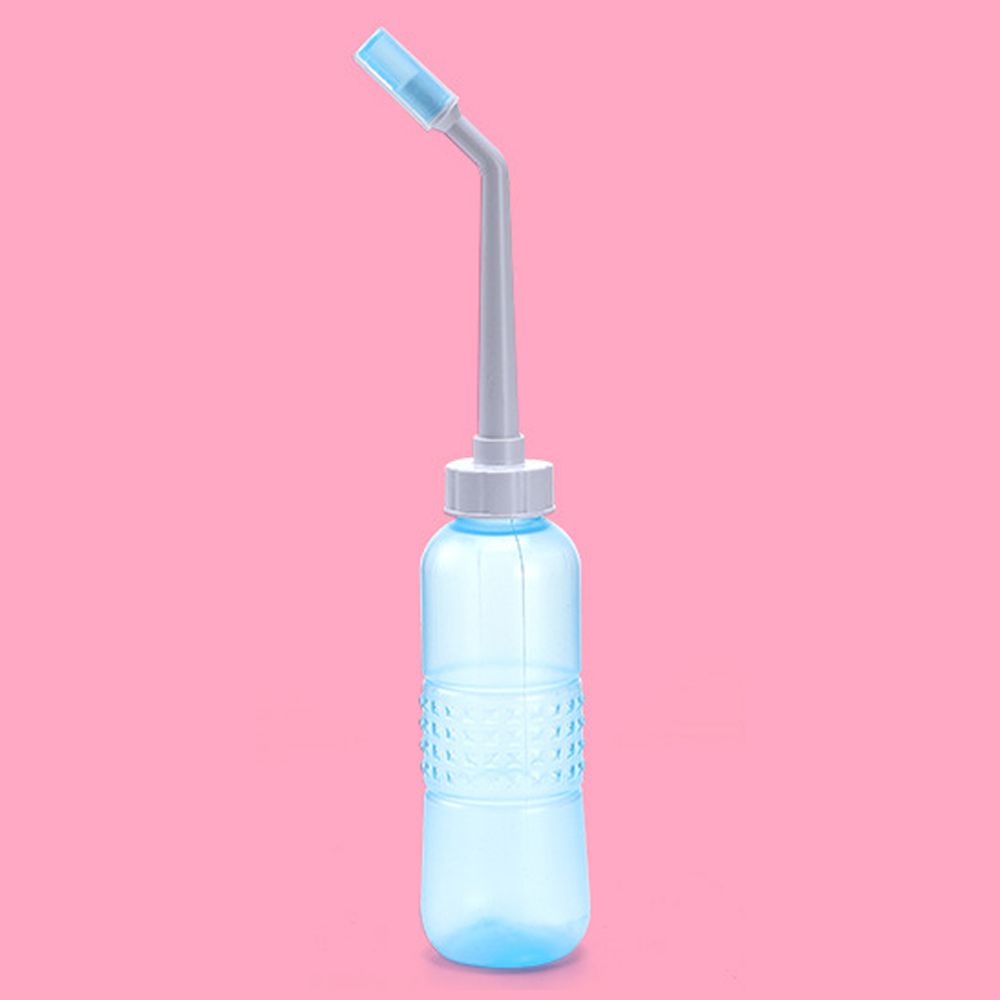 휴대용 비데 수동 무전원 캠핑용 여행용 노즐 수압 조절 분사 임산부 청결 파우치 포함 - 상세 이미지 4