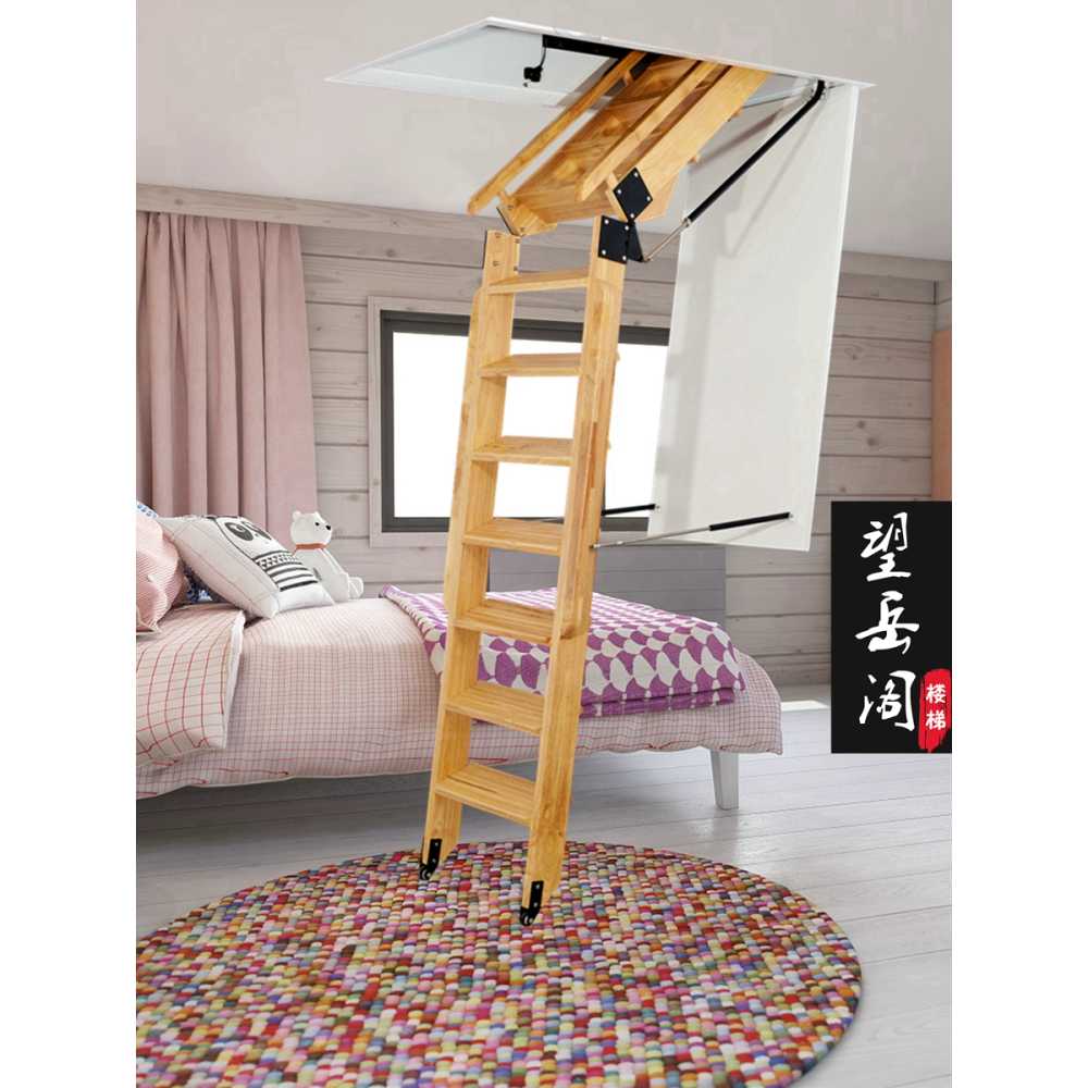 전동 다락방 계단 폴딩 자동 용 사다리 리모컨 리프팅 - 상세 이미지 4