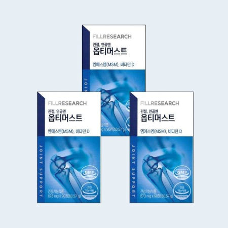 필리서치 관절 연골엔 옵티머스트 673mg 90정 3개