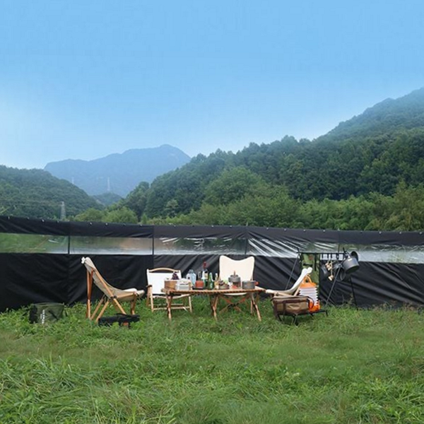 피크닉 캠핑 바람막이 타프스크린 캠핑 가림막 사이드월 텐트용 차박용 야외 타프 텐트 야외용 - 상품 이미지