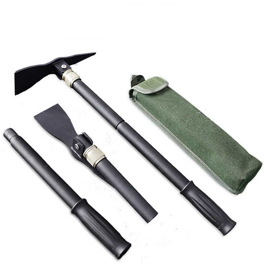 접이식 곡갱이 경량 등산 야삽 용 약초 심마니 호미 괭이 - 상품 이미지