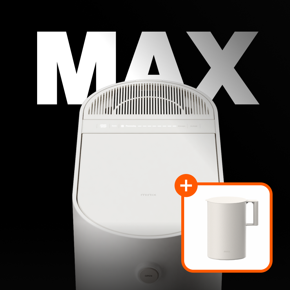 [네이버 전용구성] 3L 최신상 미닉스 음식물처리기 더플렌더 MAX 가정용 분쇄기 건조기 MNFD-200G 제품 이미지