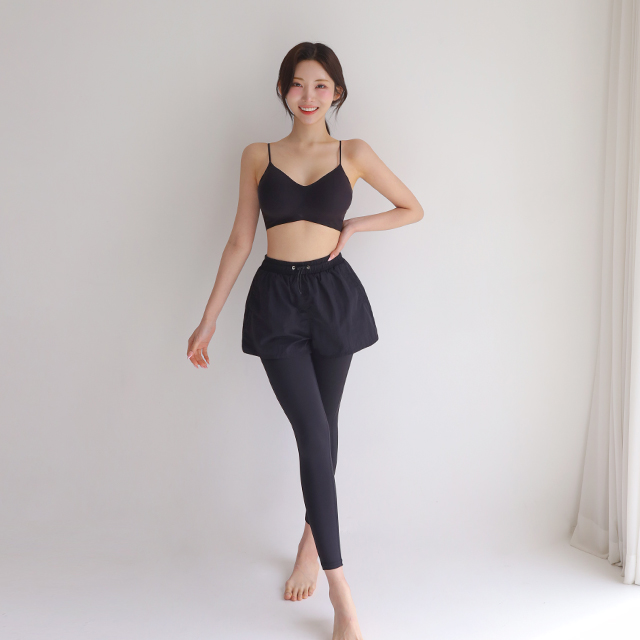 [N배송]크라시앙 플립 팬츠 워터레깅스 롱버전 러닝 수영복 바지 비치팬츠 보드숏 래쉬가드 - 상품 이미지