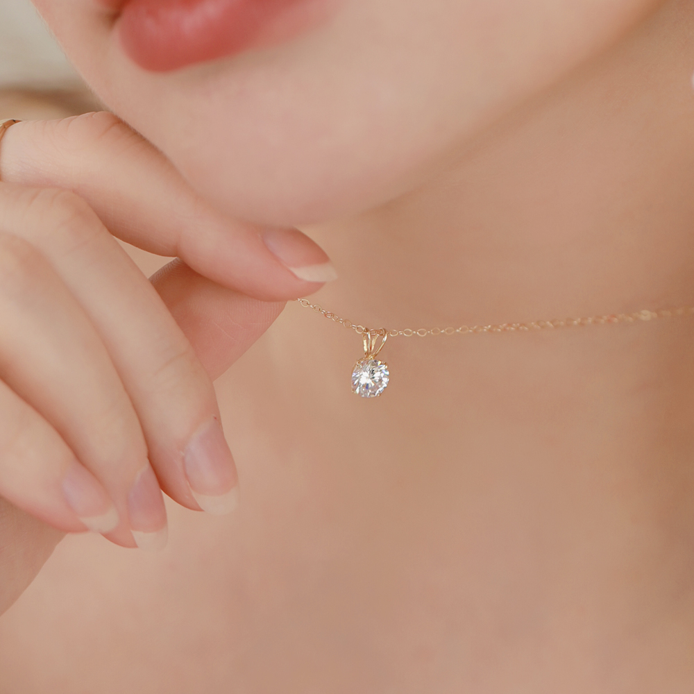 14k 금목걸이 팬던트 뱀줄 목걸이 연장 체인 목걸이 브랜드 - 상세 이미지 2