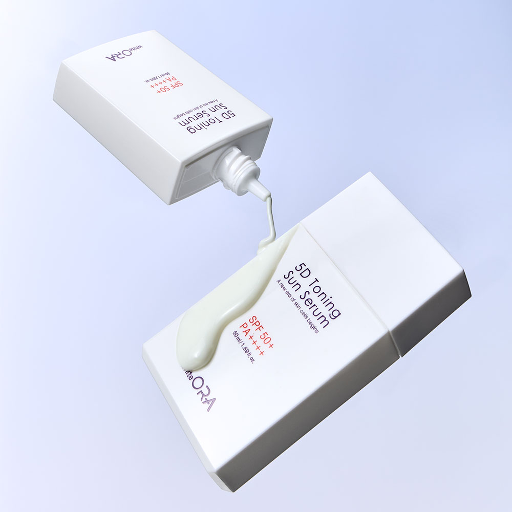 화이테오라 5D 토닝 선세럼 50ml ( SPF 50+ / PA++++ ) + 5D 포밍 클렌저 150ml - 상세 이미지 2
