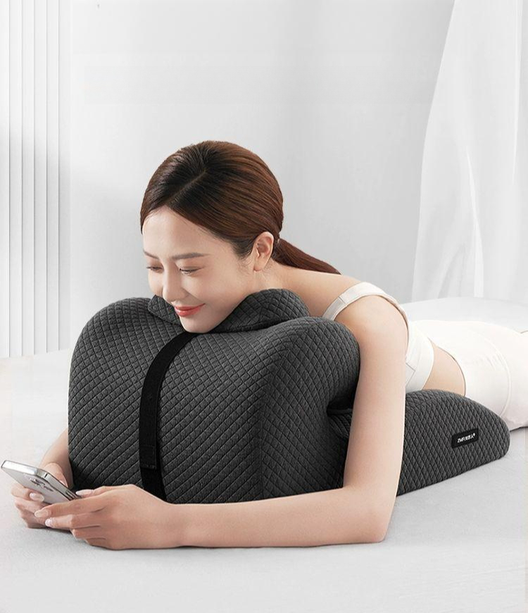 엎드리는베개 다기능 침대 엎드리는쿠션 미스테리어스그레이 - 상품 이미지