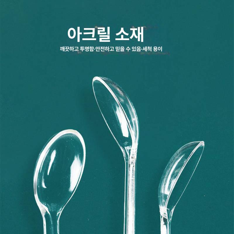 아크릴칵테일스틱 롱스푼 칵테일장식믹싱스푼 홈바소품 총 길이 23cm (10개입) - 상세 이미지 4