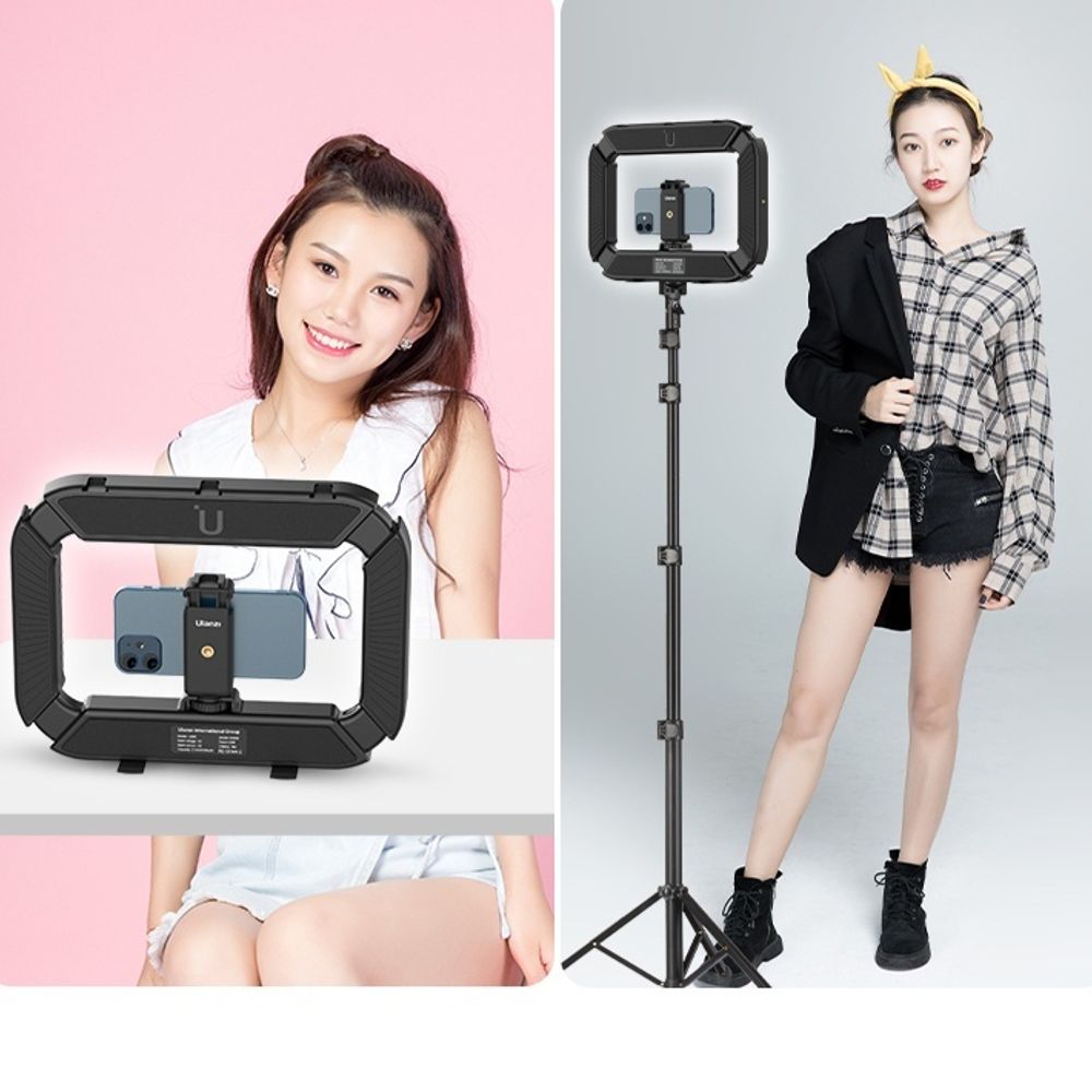 휴대폰 링라이트 조명 거치대 라이브 방송용 led 램프 스탠드 개인 스트리밍 - 상세 이미지 2