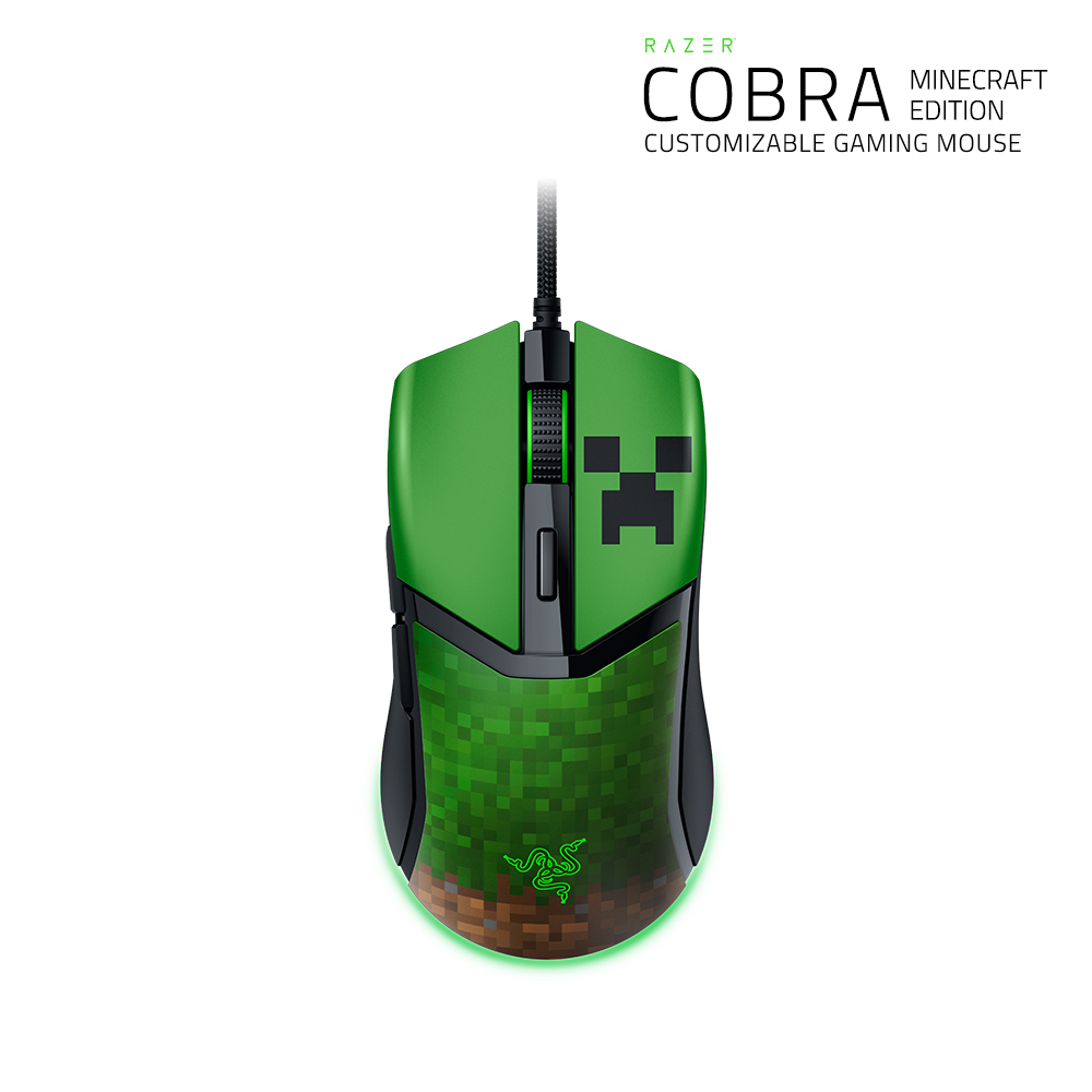레이저코리아 Cobra 유선 게이밍 마우스 마인크래프트 에디션 - 상세 이미지 5
