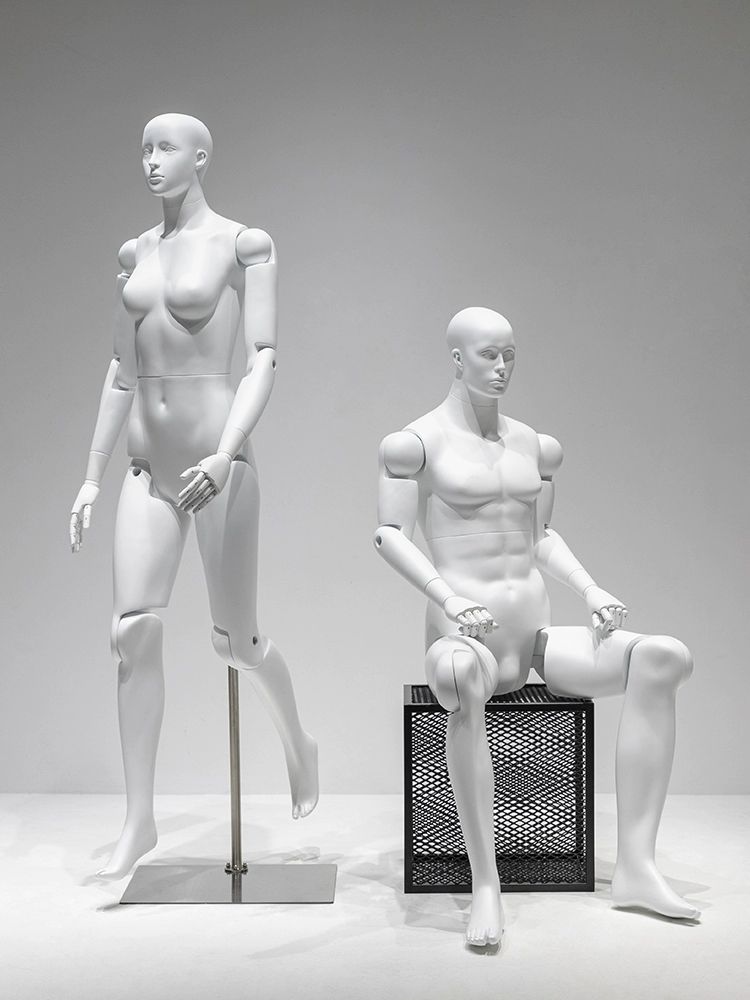 피팅 마네킹 전신관절 스포츠 흰색 인형 모형 옷가게 쇼핑몰 토르소 디스플레이 - 상세 이미지 4
