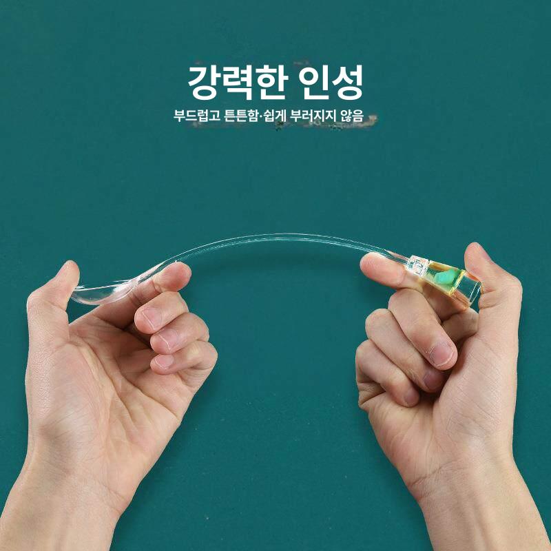 아크릴칵테일스틱 롱스푼 칵테일장식믹싱스푼 홈바소품 총 길이 23cm (10개입) - 상세 이미지 5