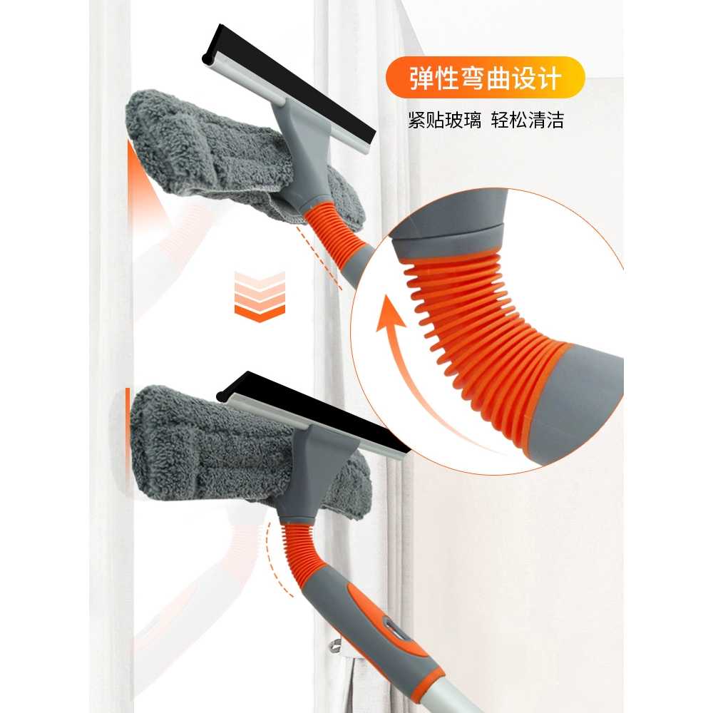 아파트 유리창 청소 곡선 장대 용 호텔 외부 객실 고층 - 상세 이미지 3
