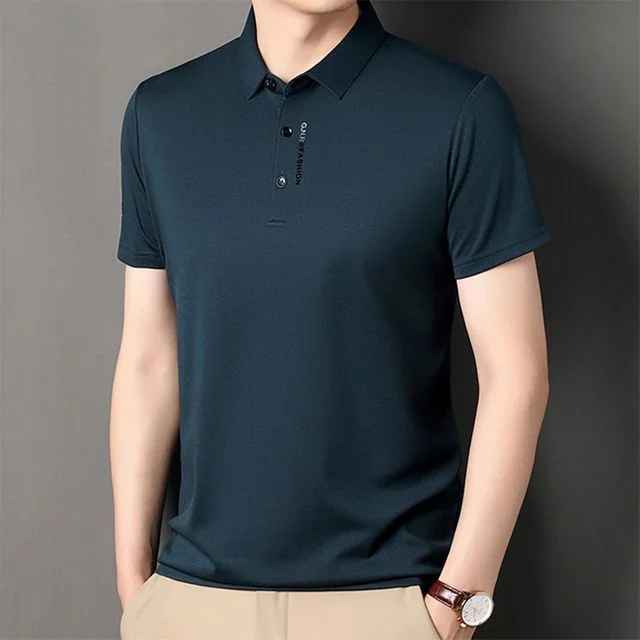메쉬 기능성 골프 웨어 반팔 카라티 쿨 티셔츠 반팔티 쿨티셔츠 골프웨어 남자 - 상품 이미지