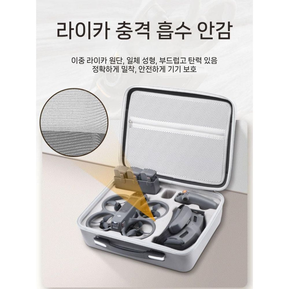 DJI 아바타360 가방 휴대용 드론 안티 드롭 케이스 플라잉 고글 보관 파우치 크로스백 - 상세 이미지 4