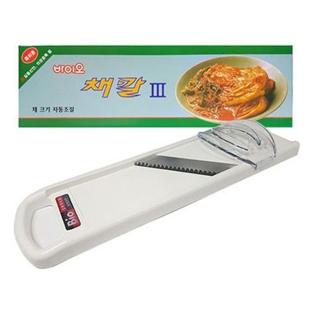 강판 다지기 채칼 바이오 야채 슬라이스 슬라이서 만능 양배추 감자 파채칼 감자칼 - 상품 이미지
