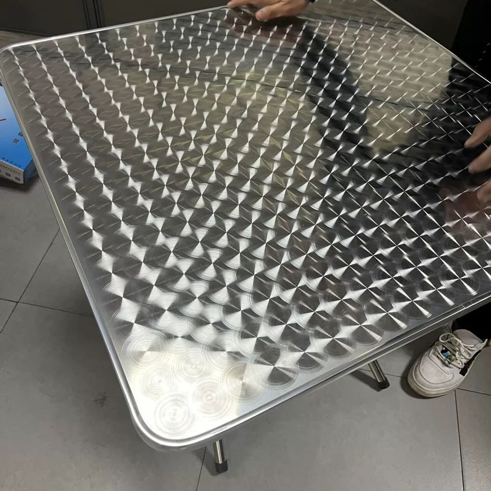 접이식 사각테이블 알루미늄 의자 캠핑 폴딩 아크릴 카페 휴대용 감성 테이블 세트 - 상세 이미지 5