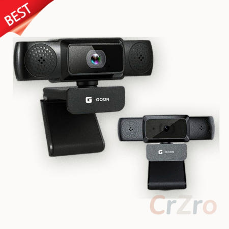 GOON 화상카메라 웹캠 삼각대 포함 온라인수업 화상회의 PC캠 1세트