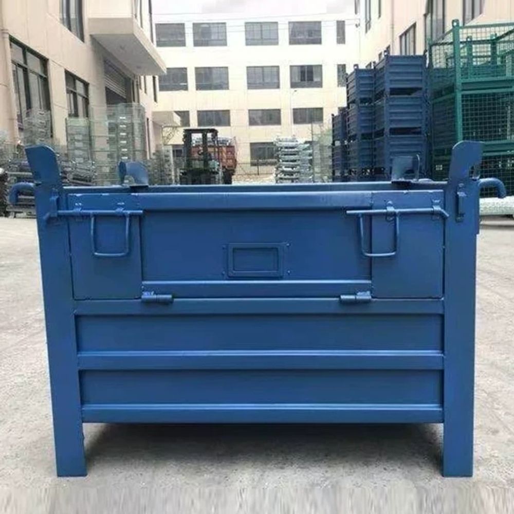 재활용 박스 폐기물 마대자루 적재함 분리수거 산업용 운반 지게차 컨테이너 - 상세 이미지 4