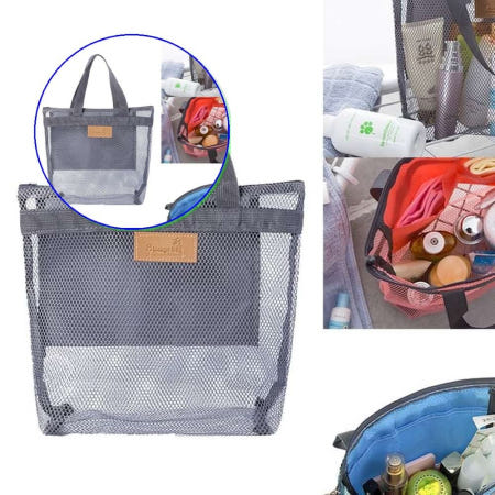 쌍문상회 협력사 쌍문상회 지금 필요한 물놀이 바캉스 방수 망사 비치백 4coor DD-10861 수영가방 드라이백 매쉬백 워터파크