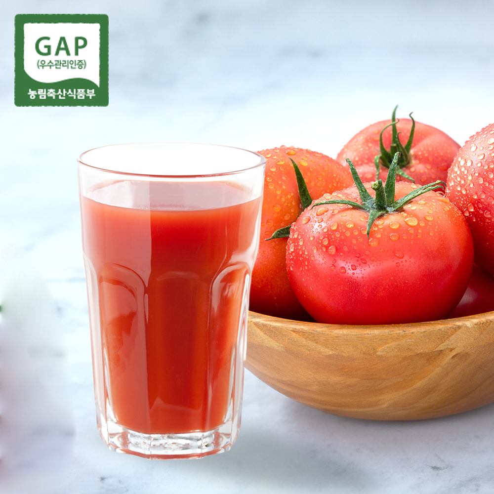 갈아만든 토마토즙 100% GAP 토마토 110ml 50포 - 상세 이미지 2