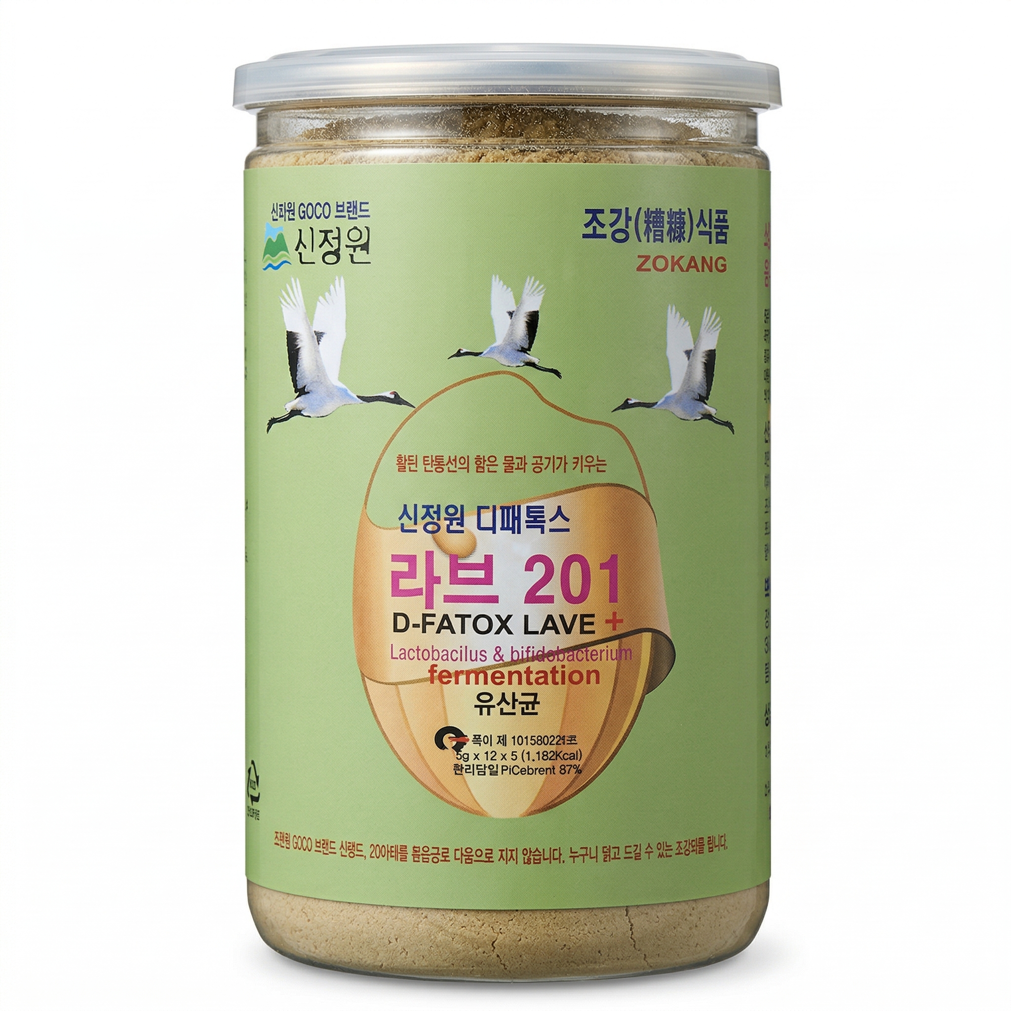 조강식품 신정원 디패톡스 유산균 라브 201 350g - 상품 이미지