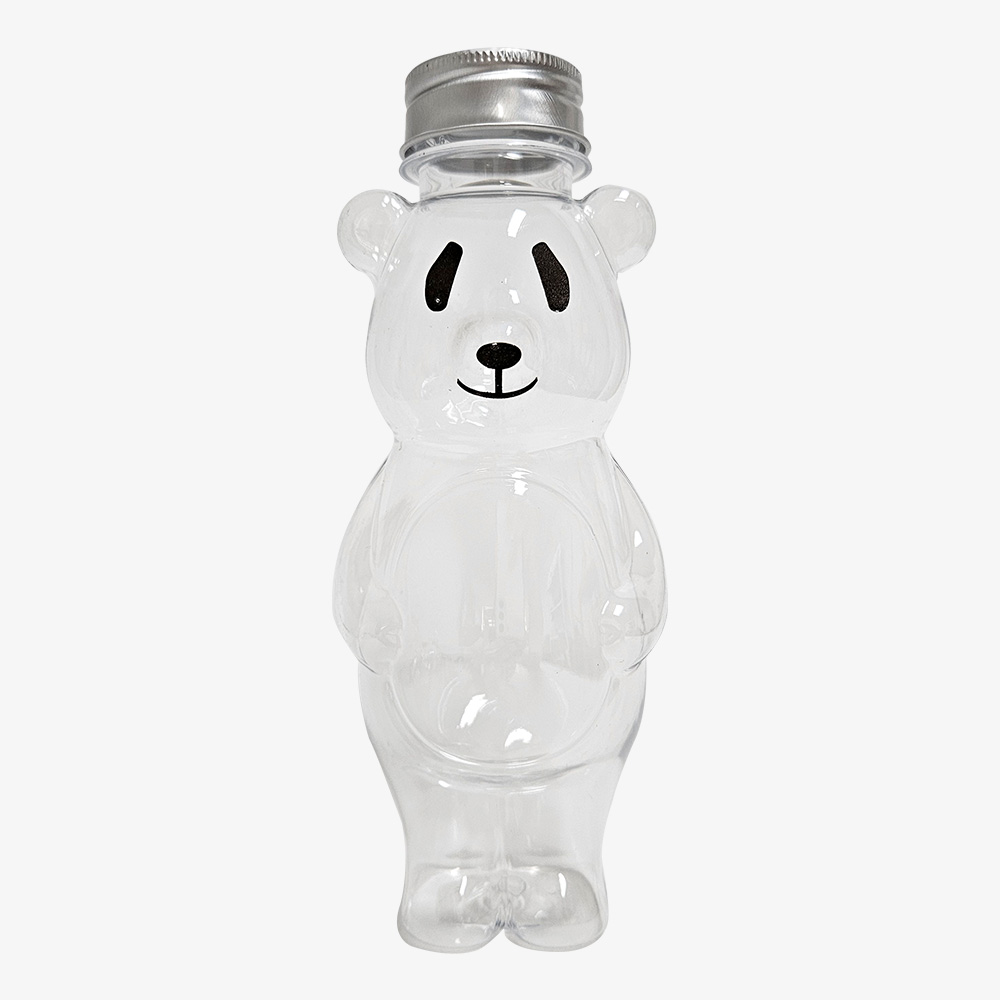 곰 페트병 곰돌이 베어 보틀 플라스틱 더치커피 밀크티 음료 커피 병 긴곰 350ml - 상세 이미지 5
