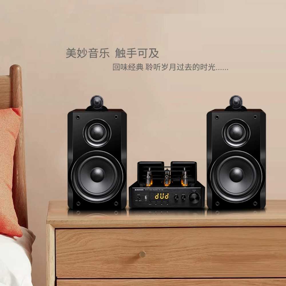 진공관 증폭기 오디오 세트 스피커 용 HIFI 3방향 카페 - 상세 이미지 3