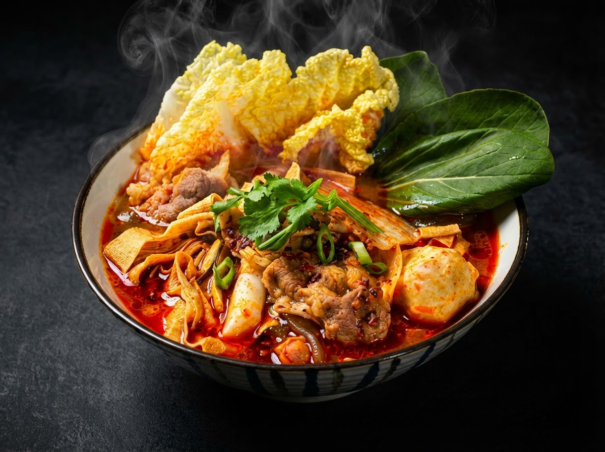 밀키트랜드 1키로 더진한 사천 마라탕 밀키트 홈파티 집들이음식 2인분 1kg - 상세 이미지 4