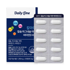 데일리원 칼마디 칼슘 마그네슘 아연 비타민 D K2 영양제 칼슘제 뼈건강... 맛있게 먹은 솔직 후기 - 상품 이미지 2