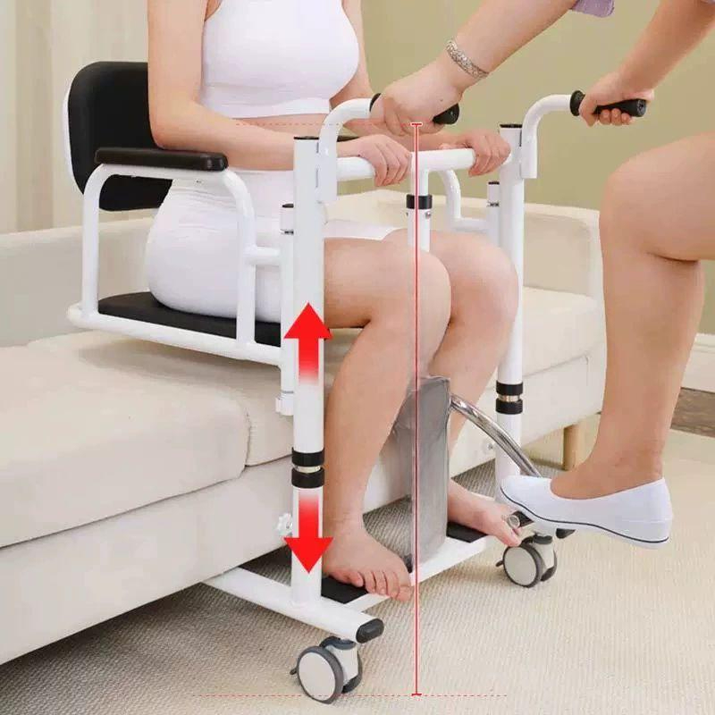 리프트 보조기구 이동식 제품 환자 수동 장애인 시프터 블랙 목욕 가능 - 상품 이미지