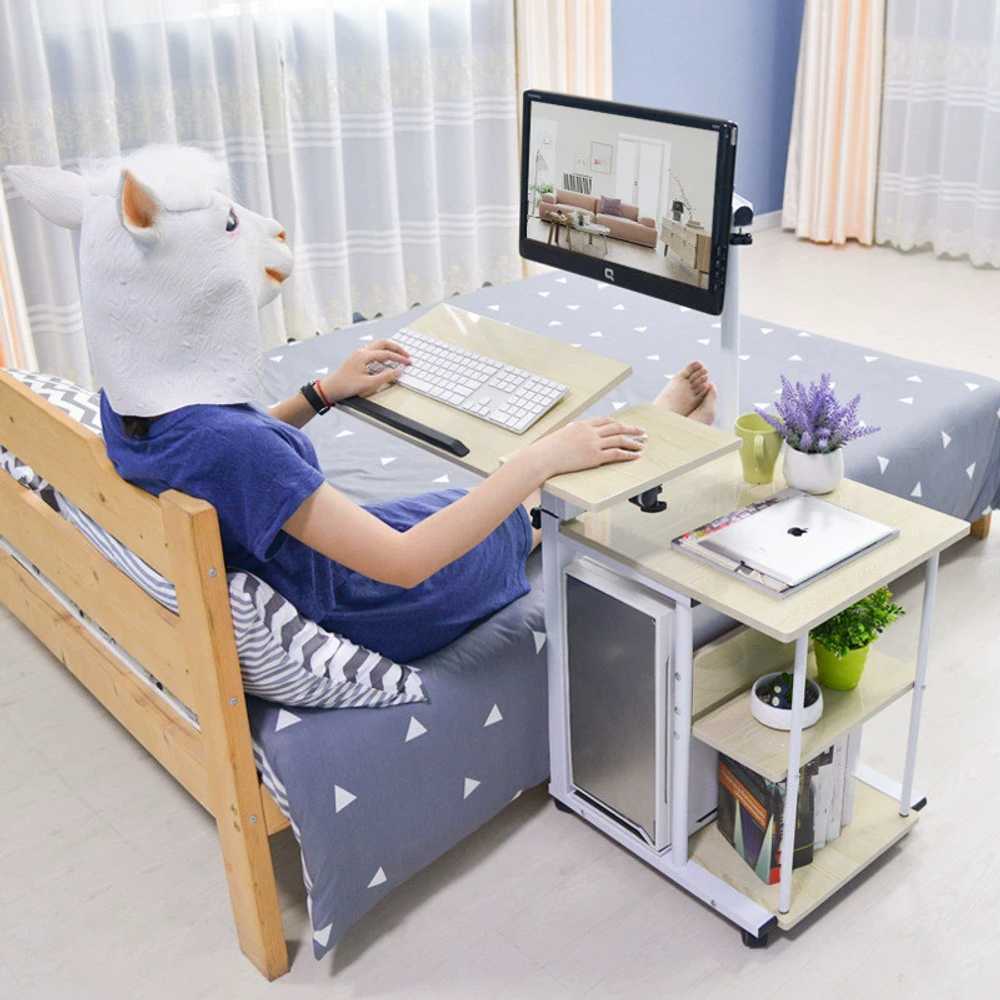 환자용 보조 책상 데스크 침대 용 보조 식탁 소파 사이드 - 상품 이미지