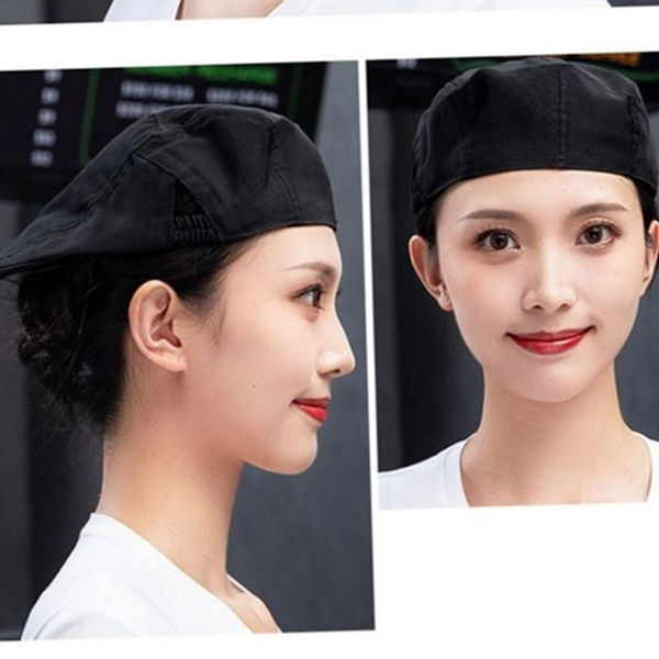 베이커리 주방 위생 모자 바리스타 위생 작업 모자 남녀공용 조절형 위생모자 헤어 카페 식당 - 상품 이미지