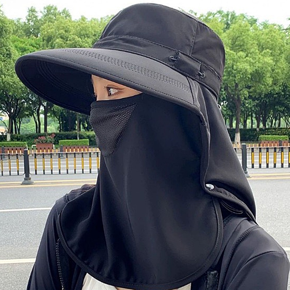 햇빛가리개 자외선차단 모자 챙넓은 농사 작업 썬캡 박대표마켓 - 상세 이미지 3