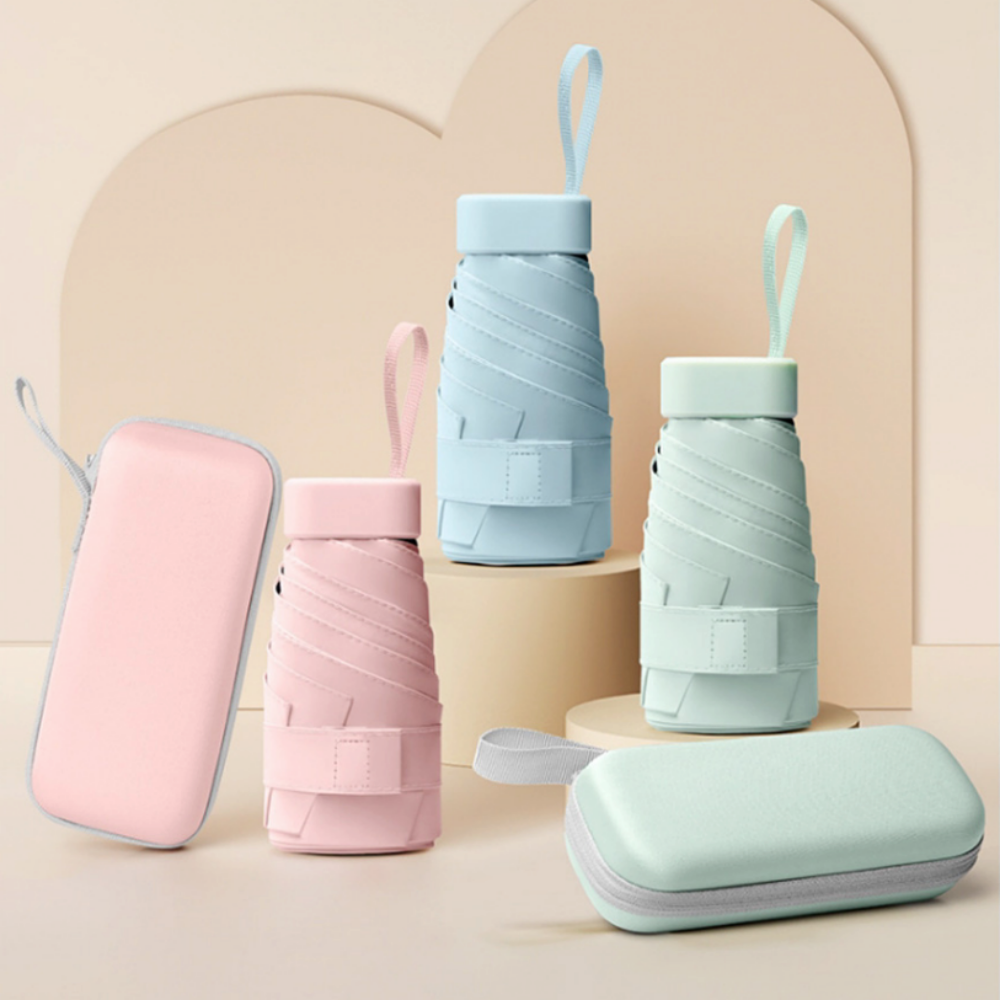 미니 양우산 예쁜 가벼운 초경량 양산겸 UV 자외선 차단 암막 우산 - 상품 이미지