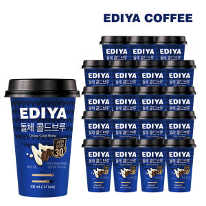 이디야 컵커피 돌체 콜드브루(저당) 300ml 20입 맛있게 먹은 솔직 후기 - 상품 이미지 1