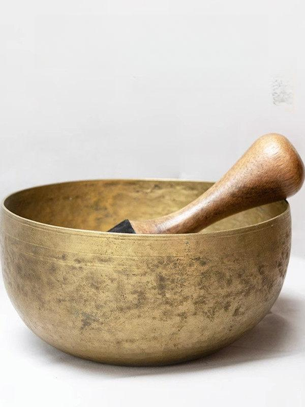 돌고래 소리 싱잉볼 그릇 명상볼 수제 네팔 치유 566 약 18.2cm G2 - 상품 이미지