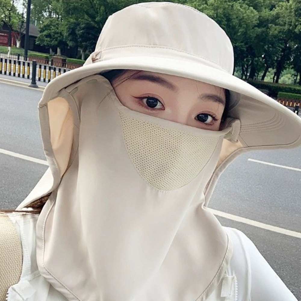햇빛가리개 자외선차단 모자 챙넓은 농사 작업 썬캡 박대표마켓 - 상세 이미지 2