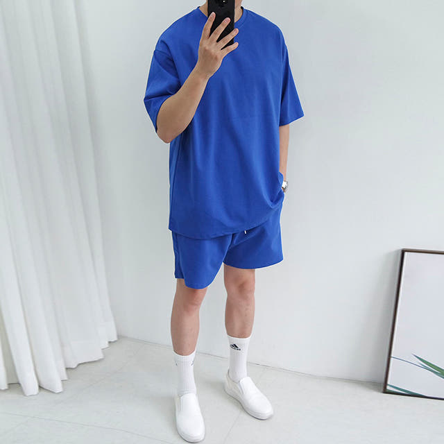자체제작 파스텔 아이스 분또 남자 여름 트레이닝 오버핏 반팔 반바지 세트 9컬러 가격 비교 비욘드마이셀프 자체제작 파스텔 아이스 분또 남자 여름 트레이닝 오버핏 반팔 반바지 세트 9컬러
