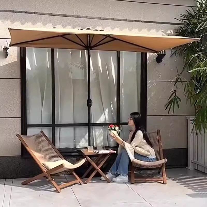 비치 파라솔 대형 카페 그늘막 차양막 야외 옥상 테라스 사각형 햇빛차단 업소용 - 상세 이미지 4