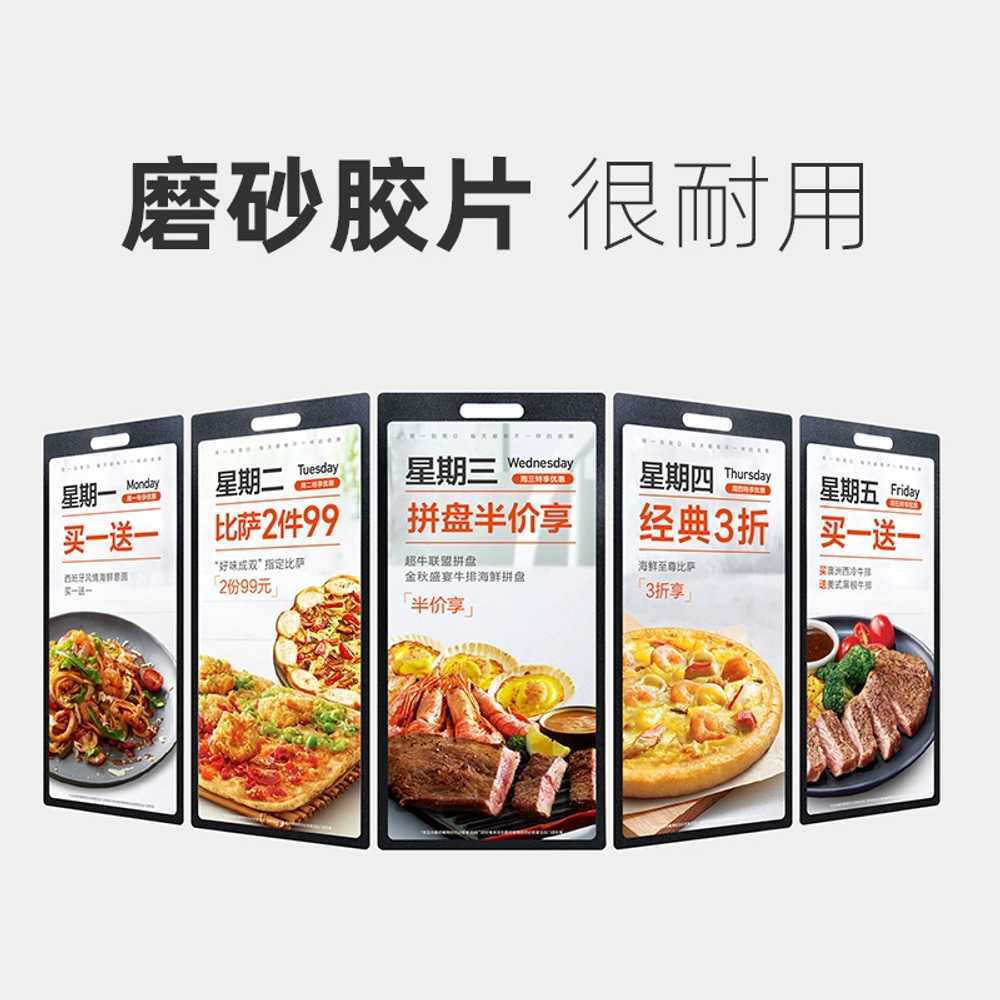 테이블 메뉴판 카드 우드 미니 용 카페 받침대 후식 안내 - 상세 이미지 5