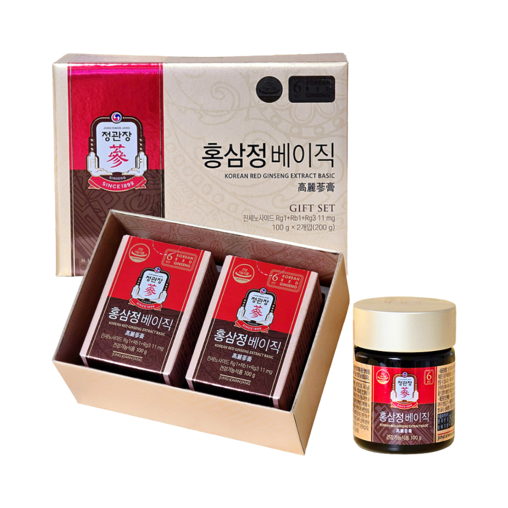 정관장 홍삼정 베이직 100g 2개입 x1박스 + 쇼핑백 홍삼진액 - 상품 이미지