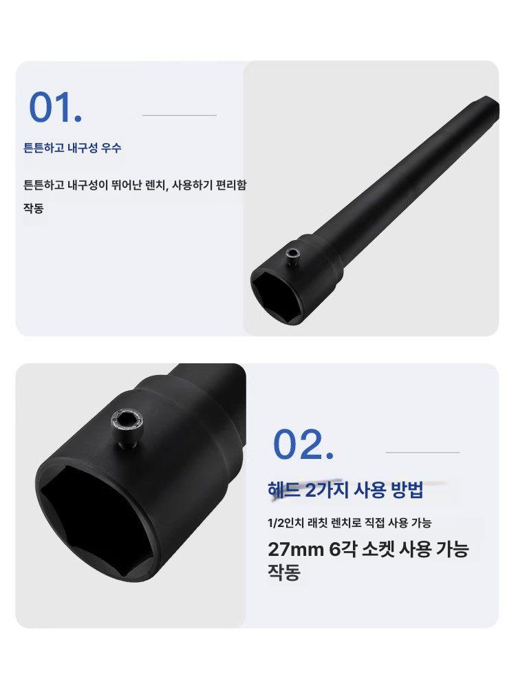파이프 가공기 세트 수동 나사산 스레딩 금속 강관 다이스 다양한 규격 고강도 휴대용 공구함 4 설정 - 상세 이미지 3