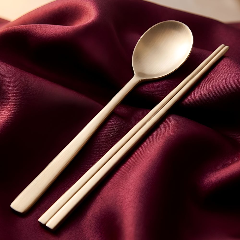 한양방자 수저세트 전통 방짜유기 놋수저 고급 한식 수저 선물용 이미지 7