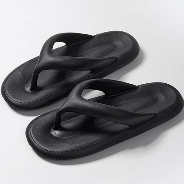 푹신한 비치 쪼리 가벼운 여름 쪼리 커플 사무실 남성 욕실 여성 캠핑 발 편한 미끄럼 방지 - 상품 이미지