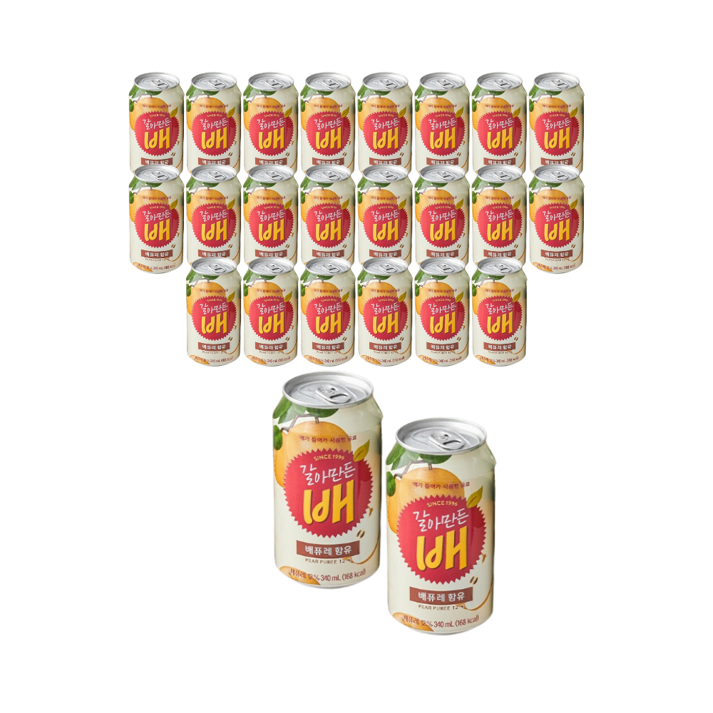 갈아만든 배 340ml x24캔 주스 - 상품 이미지